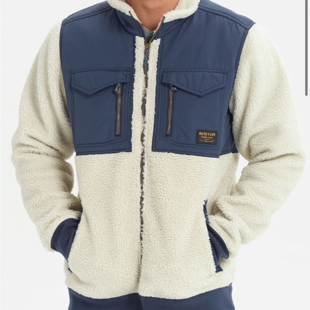 Men's Burton Bower Full-Zip Sherpa Fleece durable goods